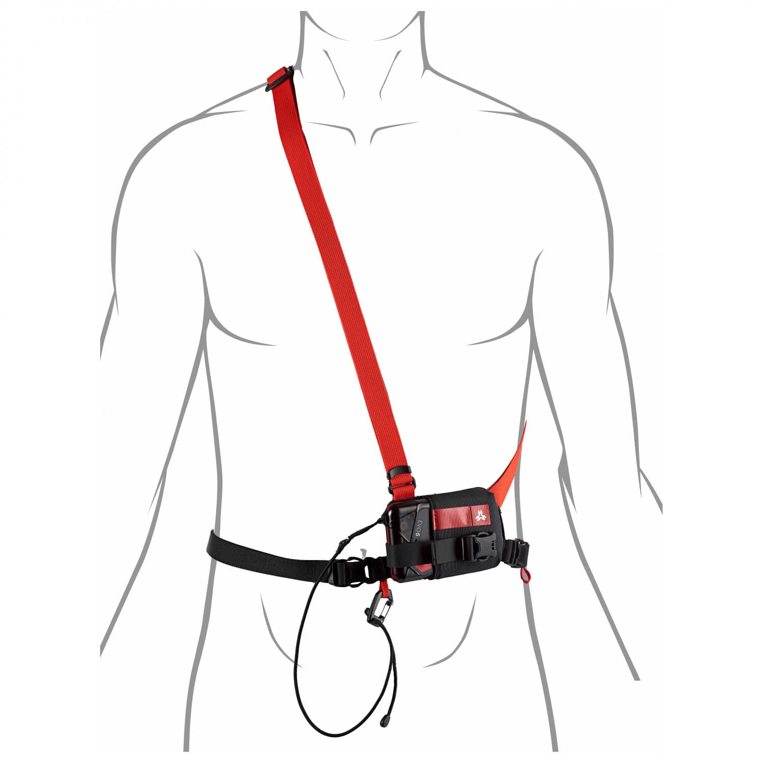 Лавинен уред (пийпси) Arva Holster Für EVO5 Avalanche transceiver - Black