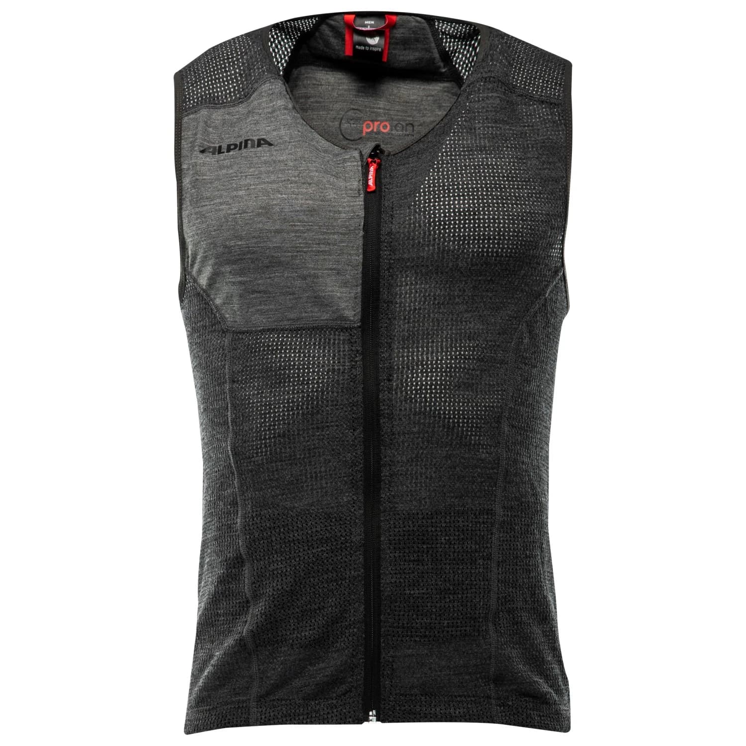 Мъжки ски протектор Alpina Prolan Vest Protector - Dark Grey
