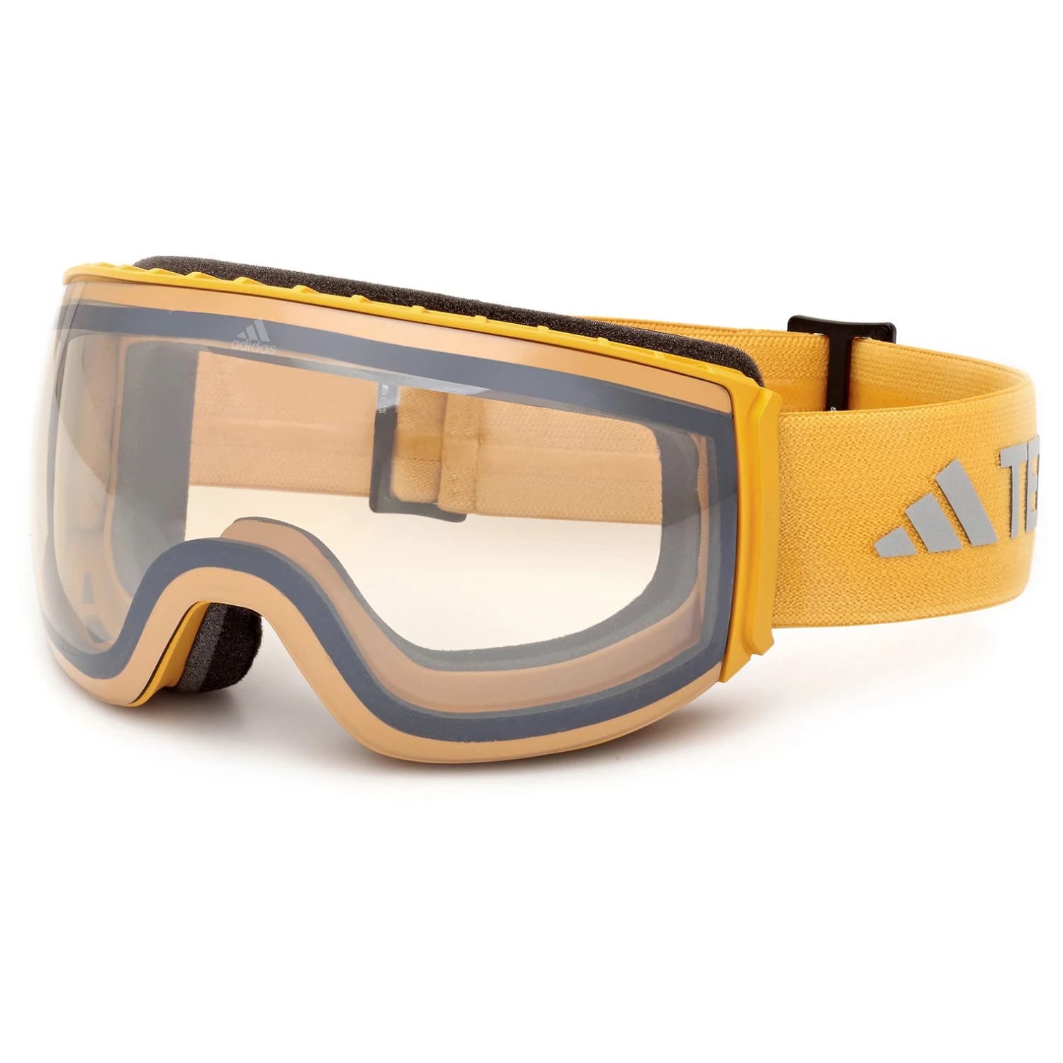 Ски маска Adidas eyewear SP0053 Photochromic Mirror Cat. 1-4 Ski goggles - Matte Yellow / Brown Mirror