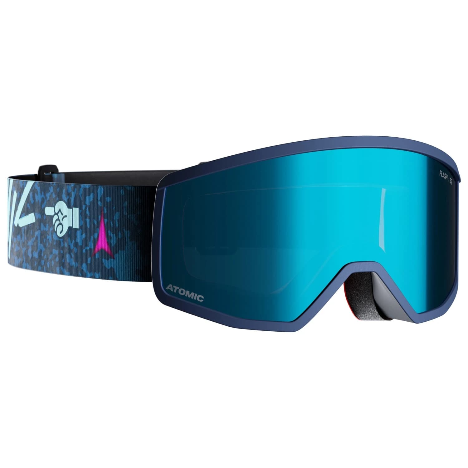 Детска ски маска Atomic Kid's Four Junior XS Flash S2 Ski goggles - Graphic / Ocean / Blue Flash