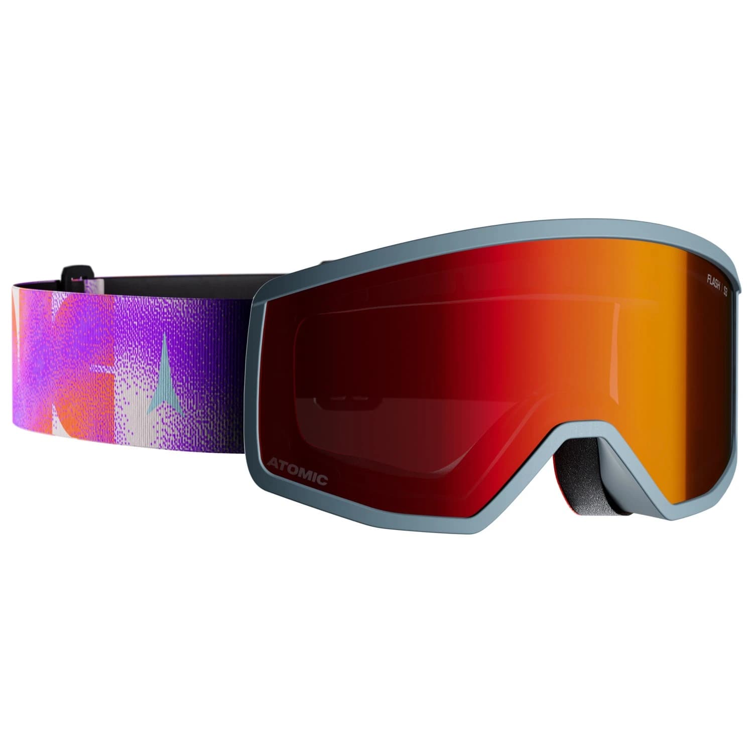 Детска ски маска Atomic Kid's Four Junior XS Flash S3 Ski goggles - Graphic / / Glacier /Purple / Orange / Red Flash