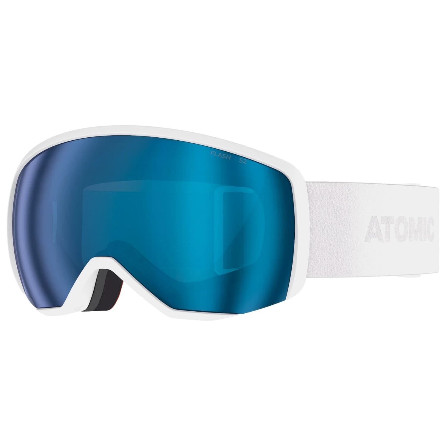 Детска ски маска Atomic Kid's Revent Junior S S2 Flash Ski goggles - White / Blue Flash