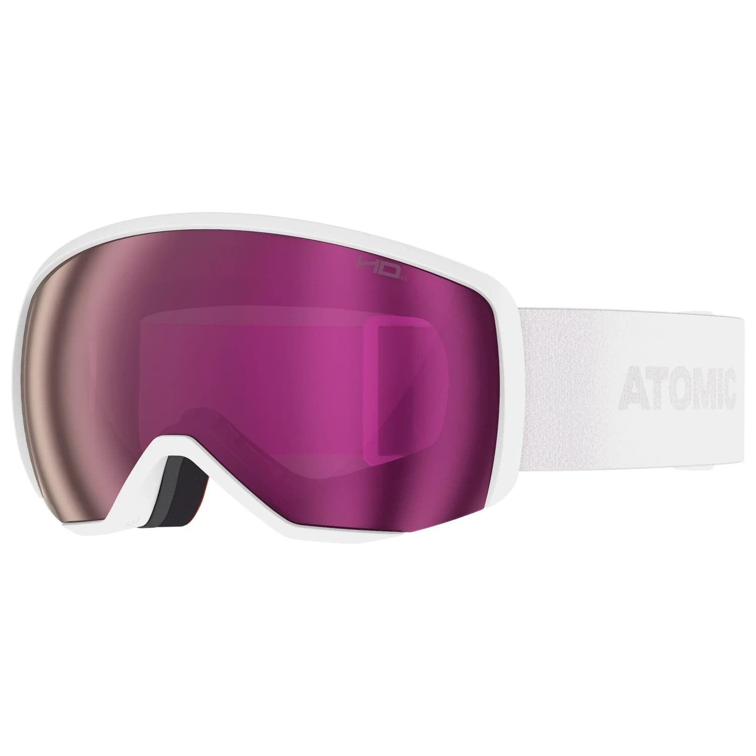 Детска ски маска Atomic Kid's Revent Junior S S2 HD Ski goggles - White / Pink Copper HD