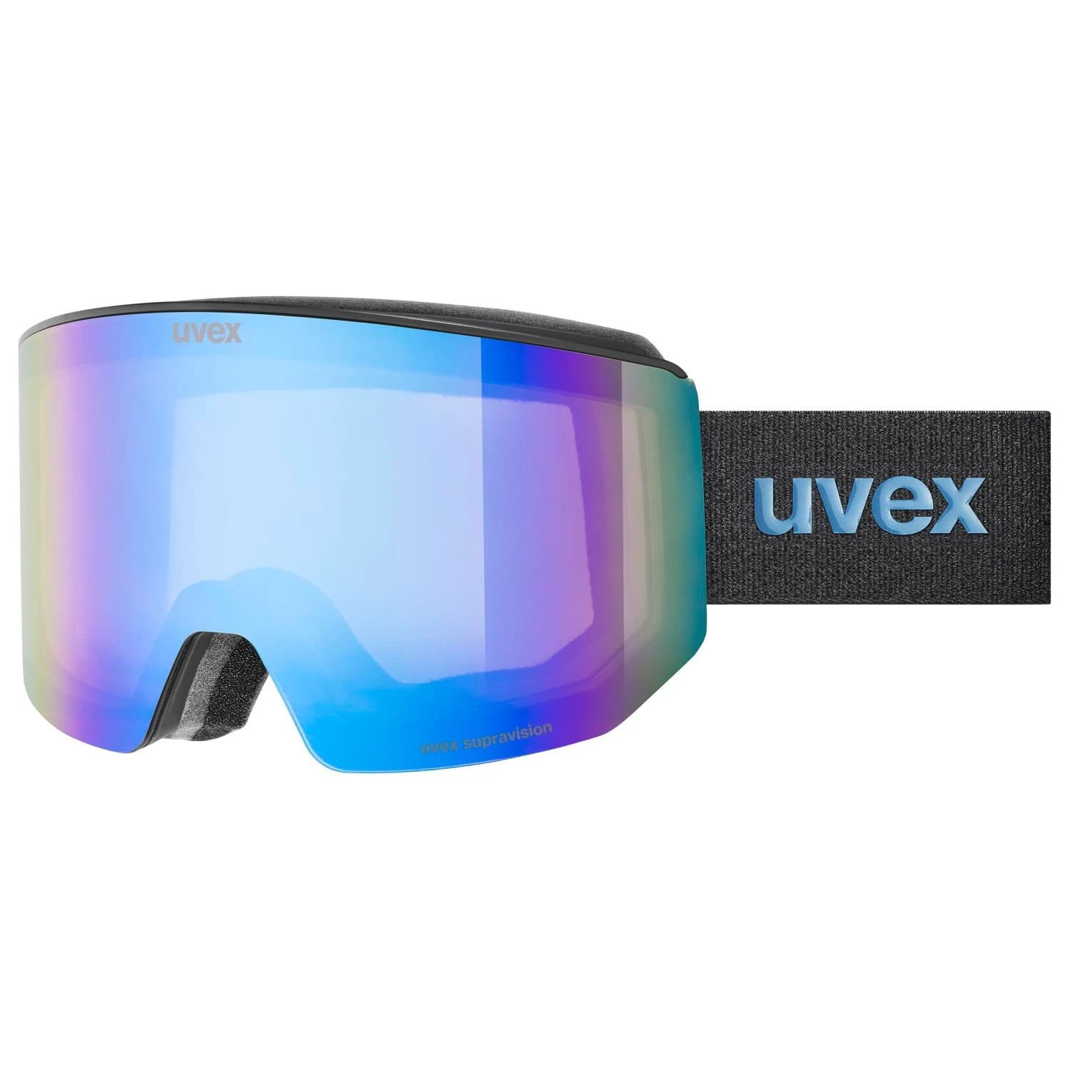 Ски маска Uvex Lace Attract S1-2 (VLT 37-61%) Ski goggles - Black Matt / Mirror Blue