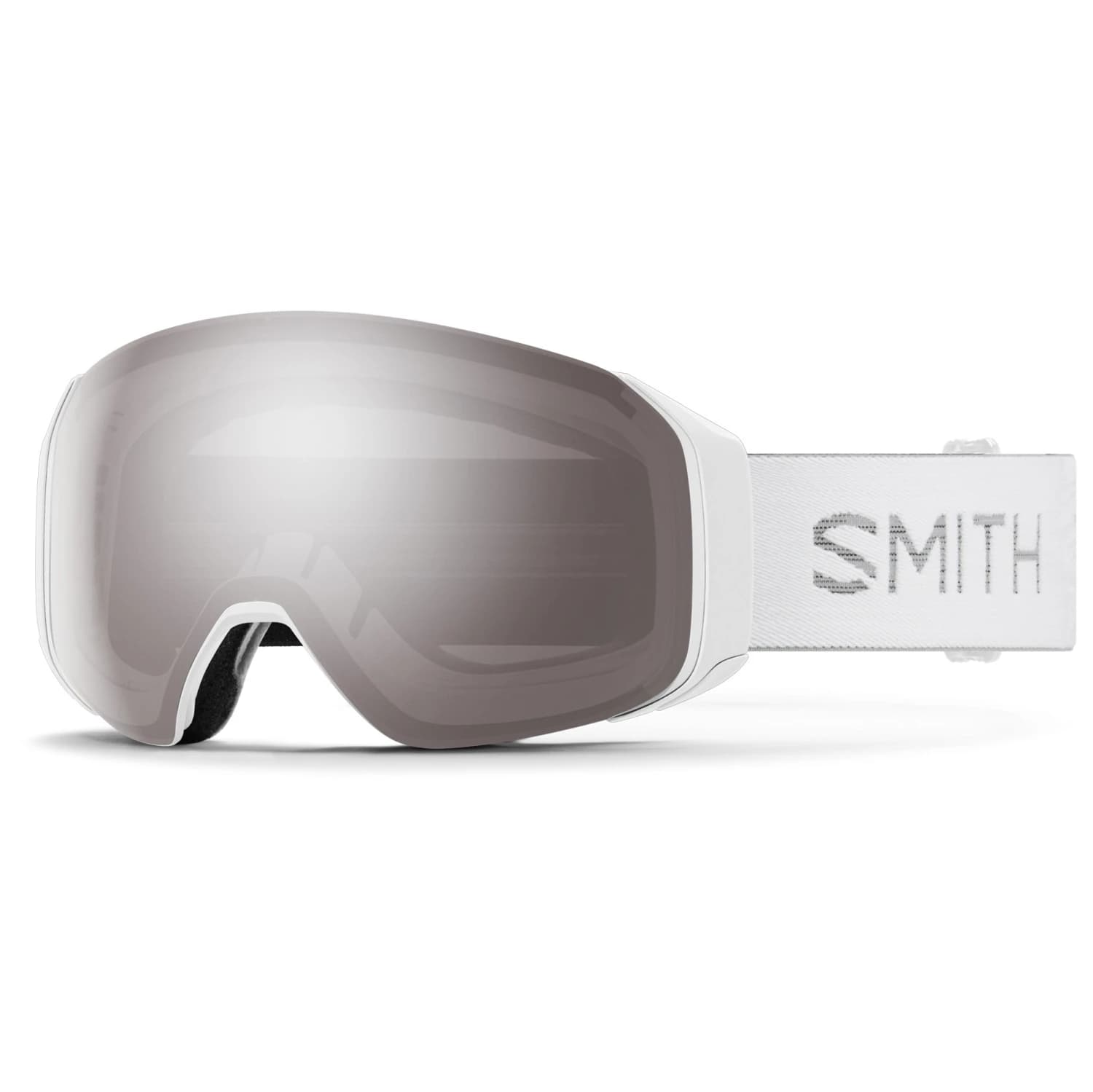 Ски маска Smith 4D Mag S ChromaPop Mirror S3 + S1 Ski goggles - White Chunky Knit / Everyday Platinum Mirror + Storm Blue