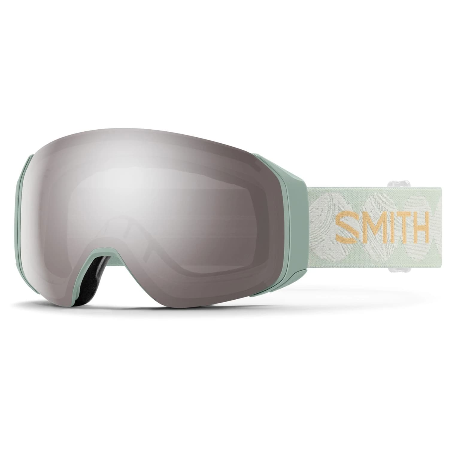 Ски маска Smith 4D Mag S ChromaPop Mirror S3 + S1 Ski goggles - Soft Grass Waves / CP Sun Platinum Mirror + Storm Blue