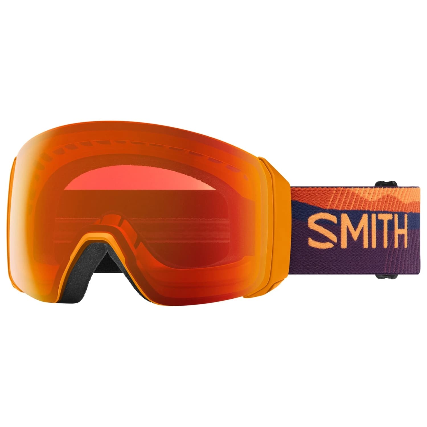 Ски маска Smith 4D Mag XL ChromaPop Mirror S2 + S1 Ski goggles - Electric Orange Sunrise / CP Everyday Red M. + Yellow