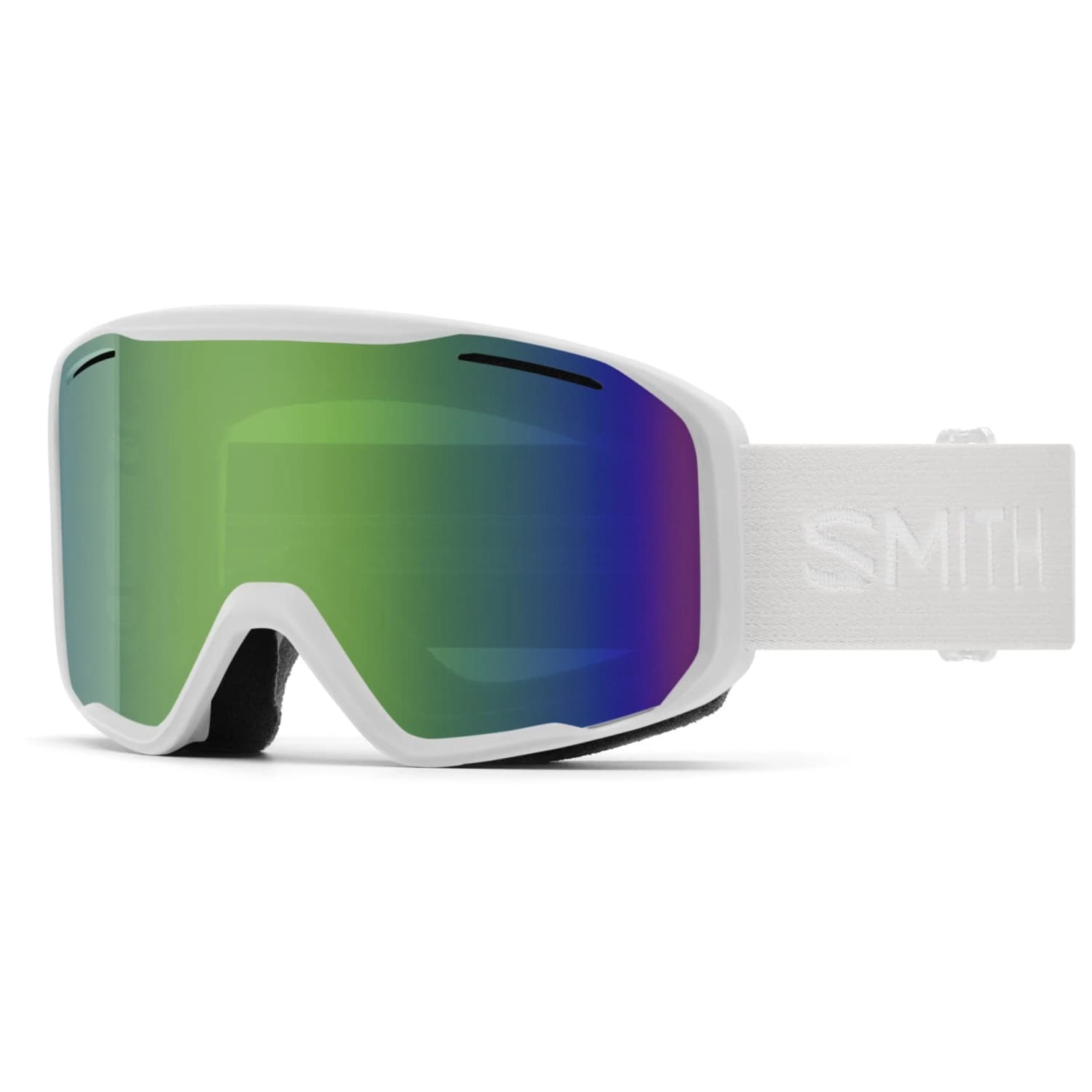 Ски маска Smith Blazer Mirror S3 Ski goggles - White / Green Sol-X Mirror