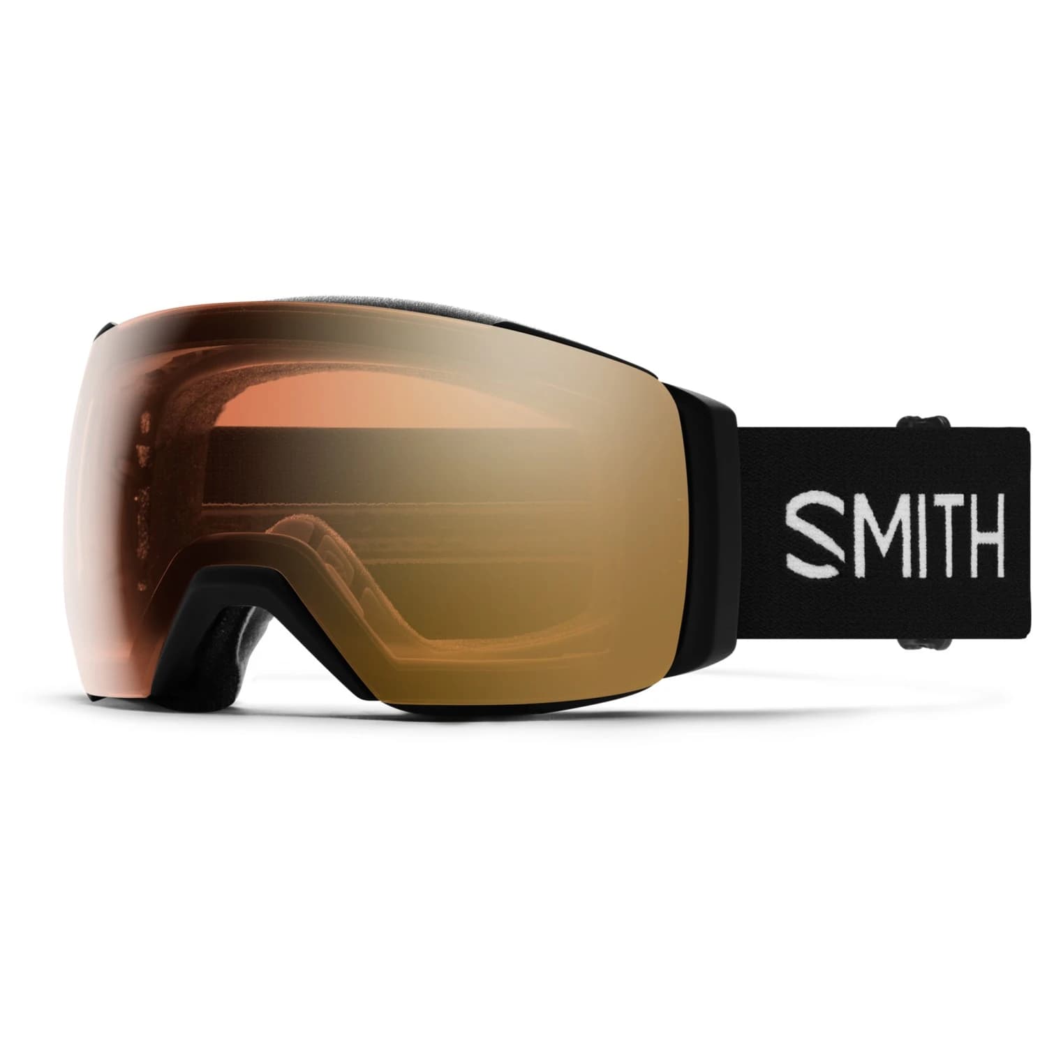 Ски маска Smith I/O Mag XL ChromaPop Photochromic Mirror S1-3 + S1 Ski goggles - Black / Pro Photochromic Gold Mirror + Blue