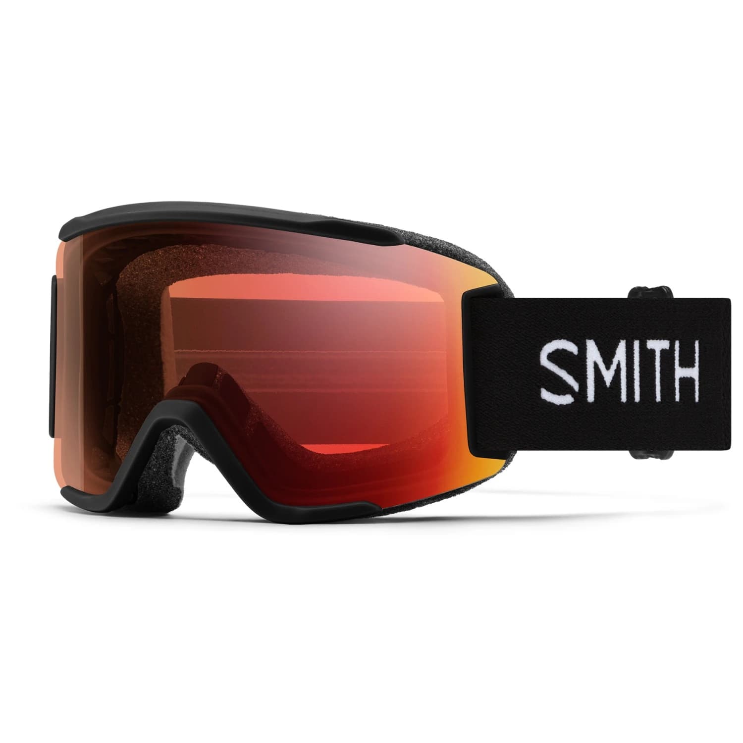 Ски маска Smith Squad S ChromaPop Photochromic Mirror S1-3 Ski goggles - Black / Pro Photochromic Red Mirror