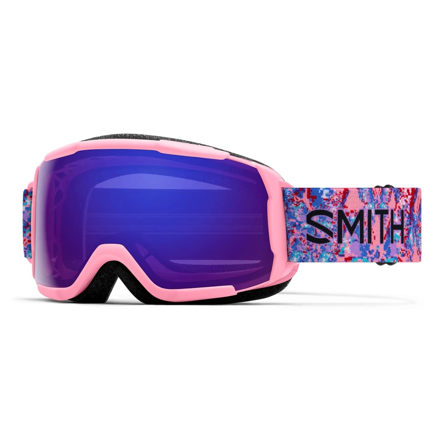 Детска ски маска Smith Kid's Grom Mirror S2 Ski goggles - Bright Pink LoFi Butterfly / CP Everyday Violet Mirror