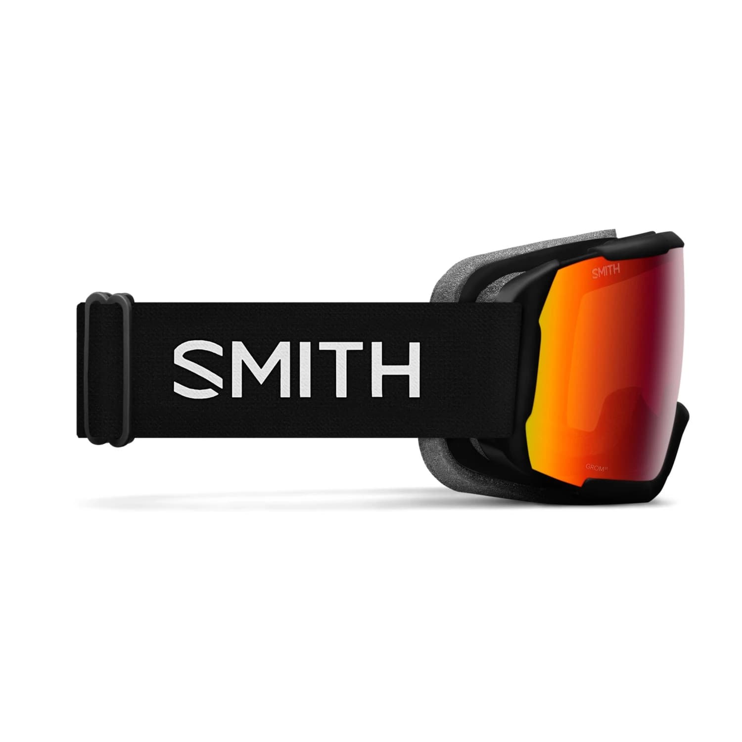 Детска ски маска Smith Kid's Grom Mirror S3 Antifog Ski goggles - Black / Red SolX Mirror
