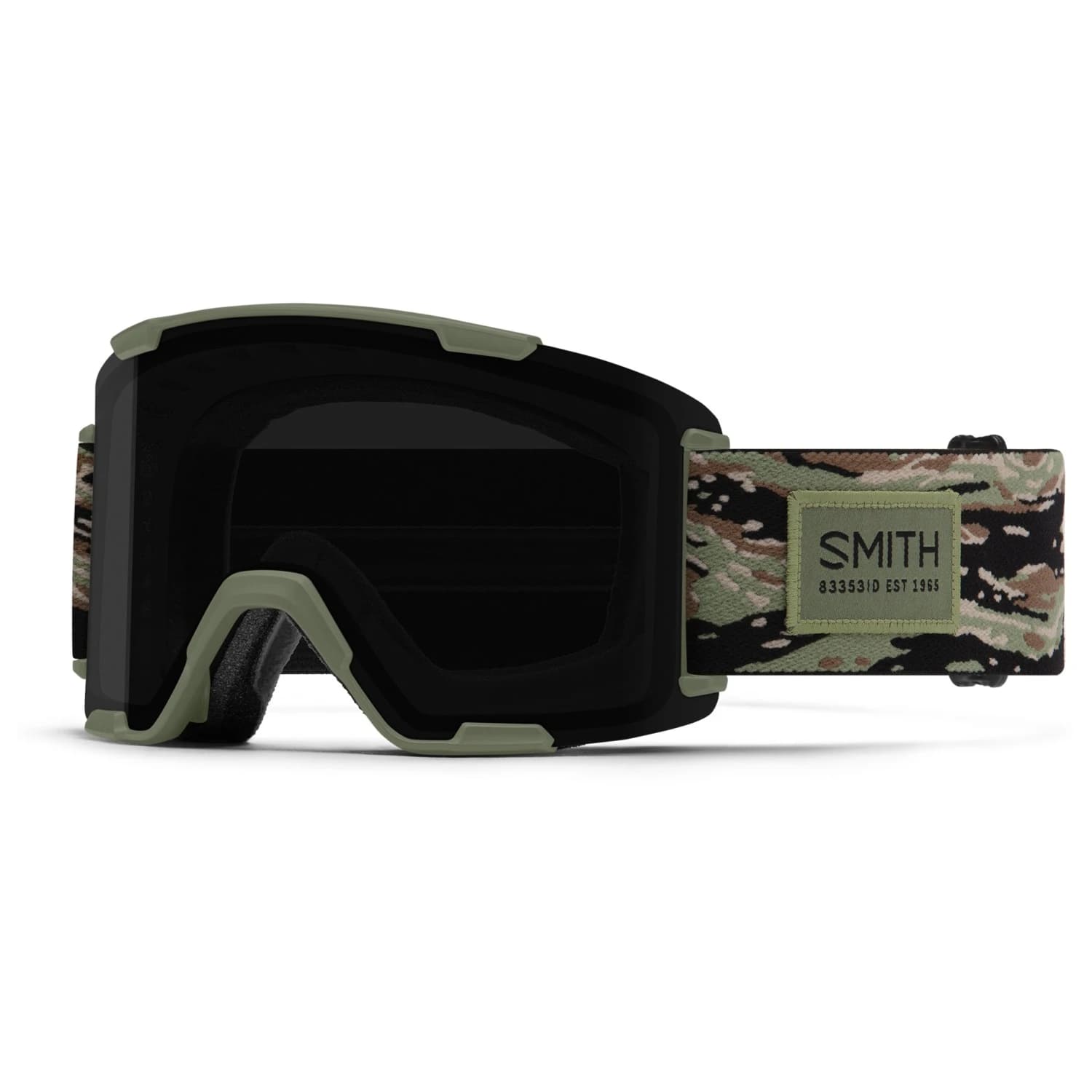 Ски маска Smith Stash XL S3 + Storm Blue Sensor Mirror S1 Ski goggles - Eye of the Tiger / CP Sun Black
