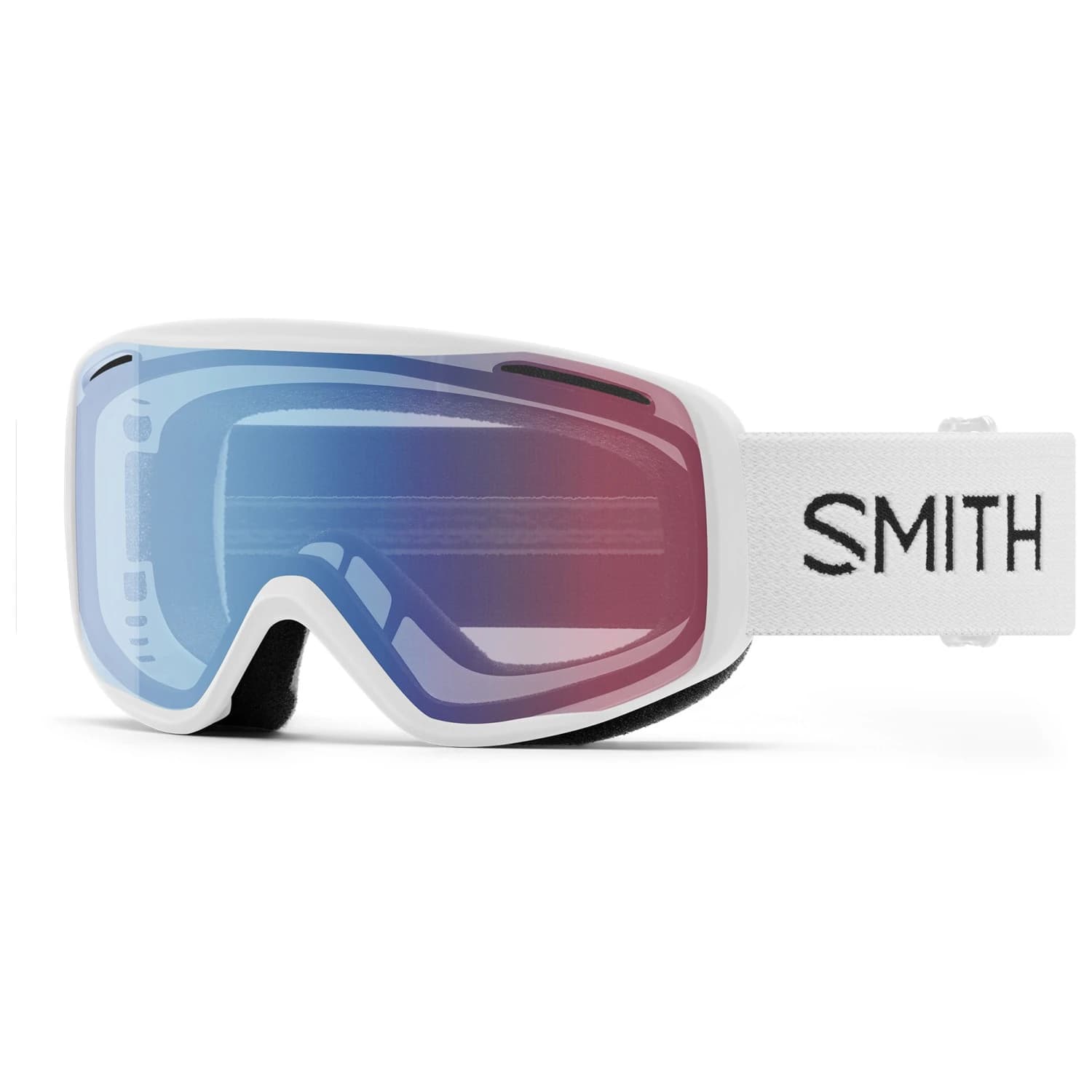 Ски маска Smith Rally Photochromic Mirror S1-2 Ski goggles - White / Blue Sensor Mirror