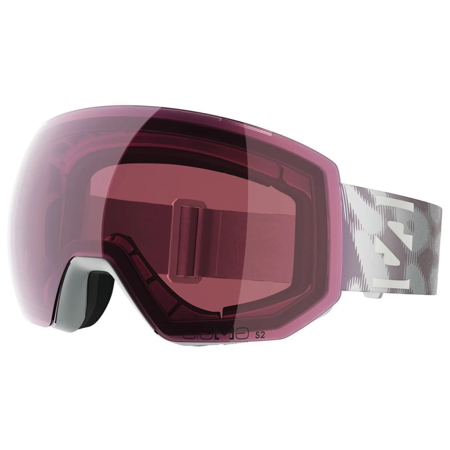 Ски маска Salomon Radium Pro Sigma S2 + S1 Ski goggles - Ice Flow / Silver Pink
