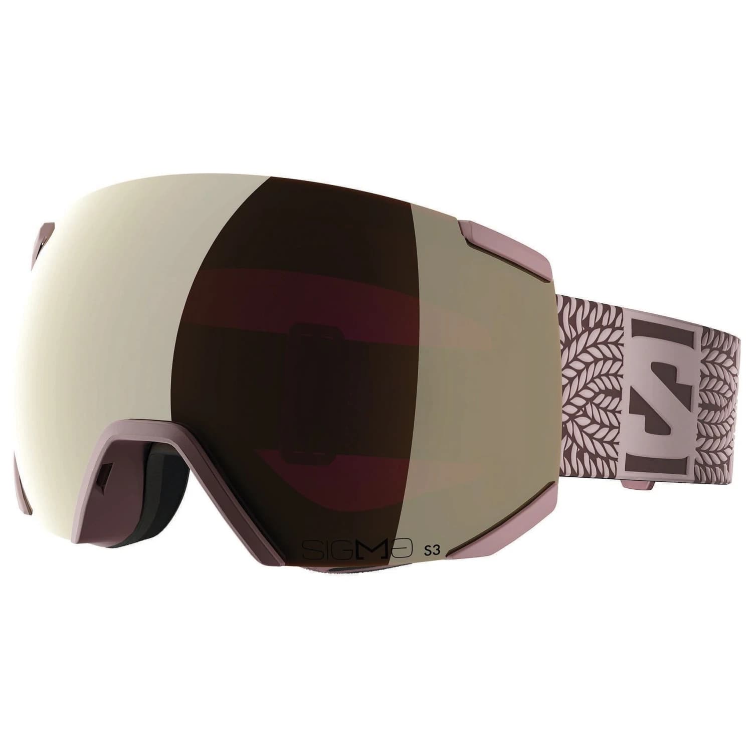 Ски маска Salomon Radium Sigma S3 Ski goggles - Dawn Pink / Black Gold