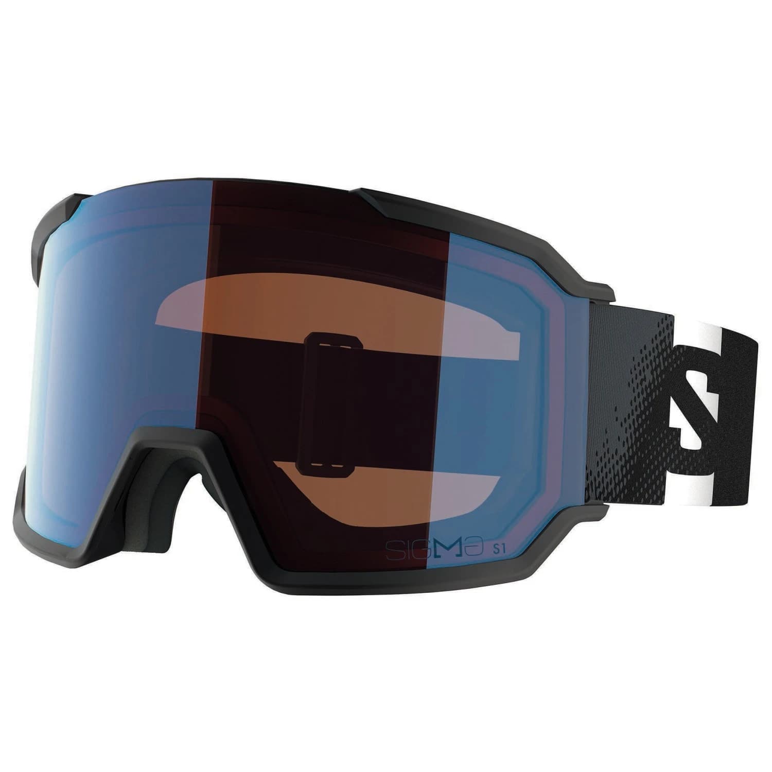 Ски маска Salomon S/View 3 Sigma S1 Ski goggles - Black / Light Blue