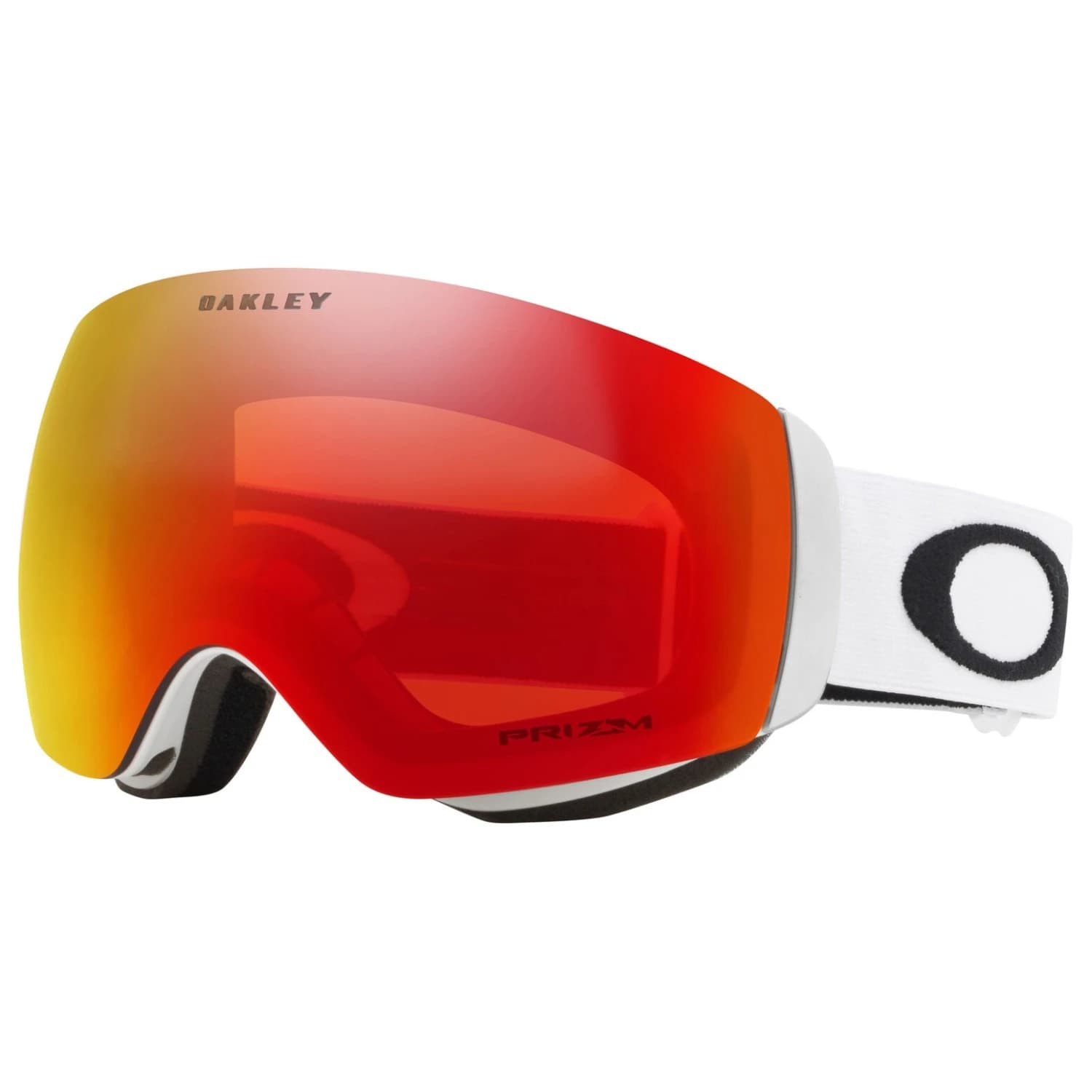 Ски маска Oakley Flight Deck Prizm S3 Ski goggles - Matte White / Prizm Torch Iridium