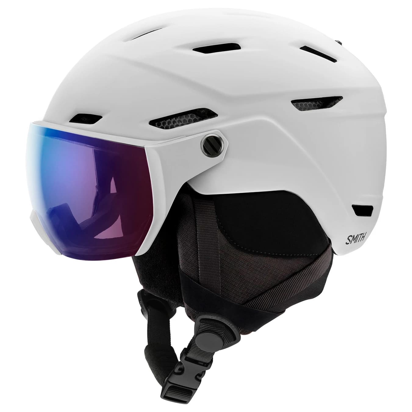 Ски каска Smith Survey Photochromic S1-S2 (VLT 30-50%) Ski helmet - Matte White / Photochromic Rose Flash
