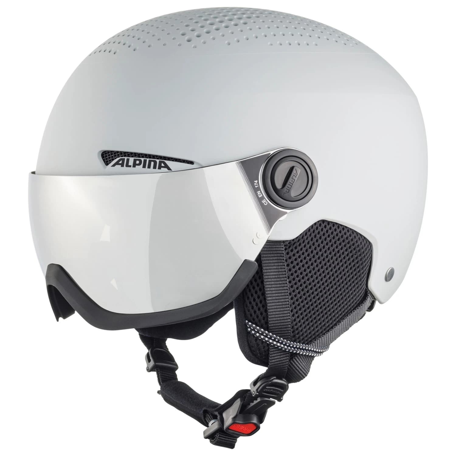 Ски каска Alpina Oro Quadro Varioflex Mips Ski helmet - White Matt / Pink
