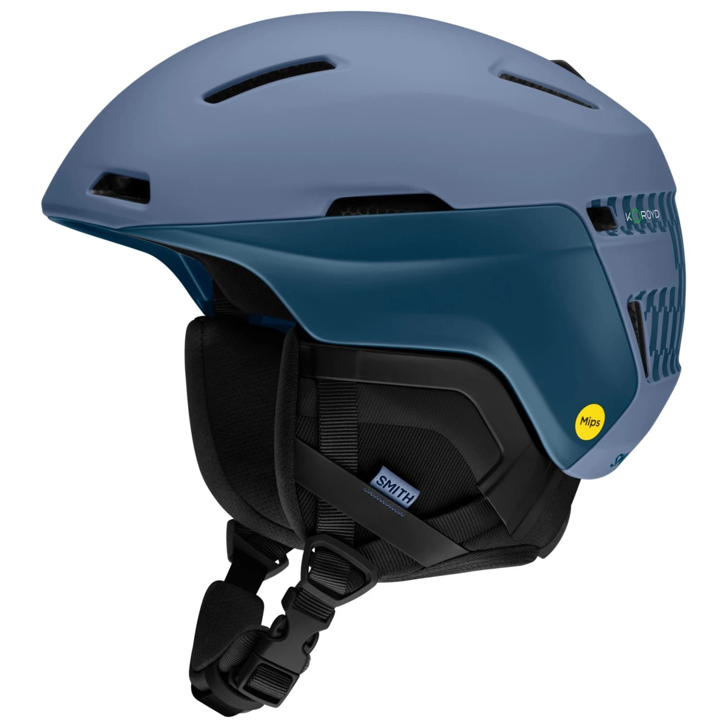 Ски каска Smith Accel Mips Ski helmet - Matte Granite Blue / Mediterranean Geo