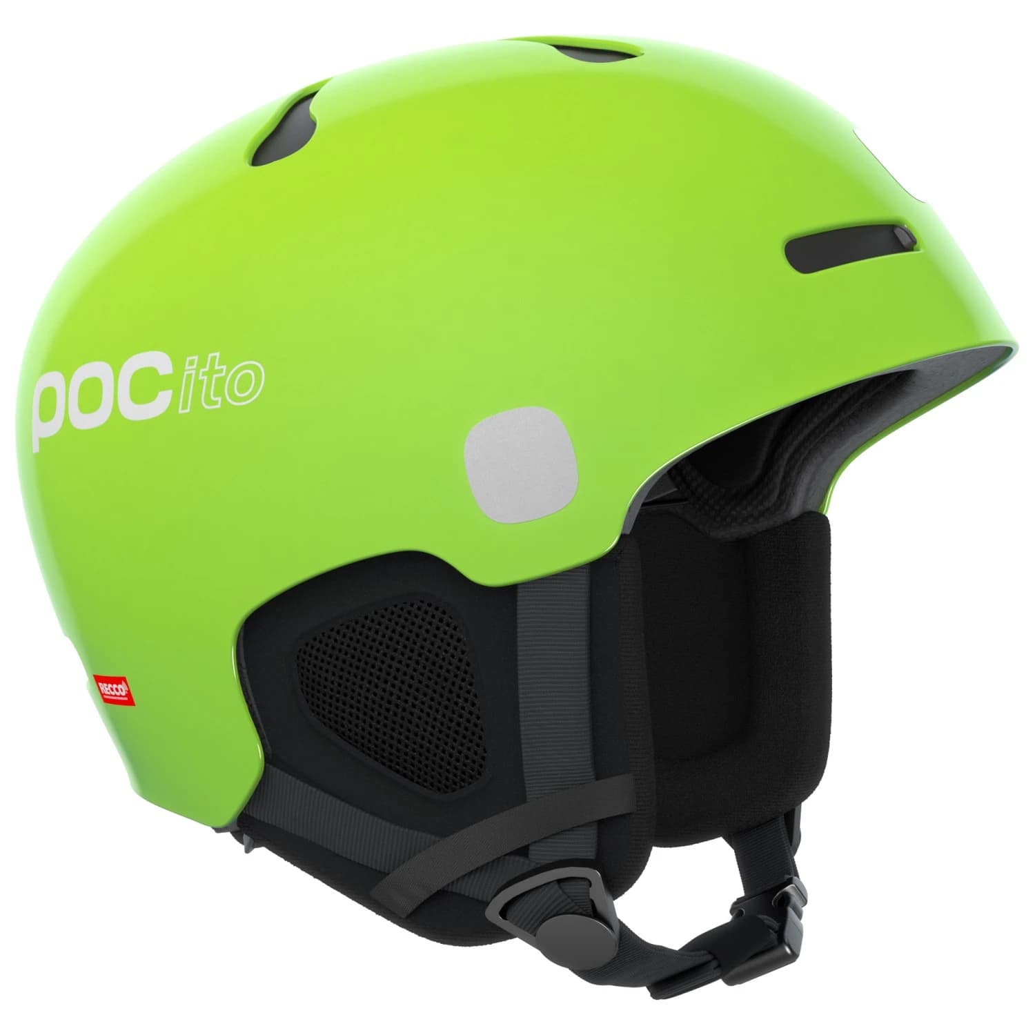 Детска ски каска POC Kid's Pocito Auric Cut Mips Ski helmet - Fluorescent Yellow / Green
