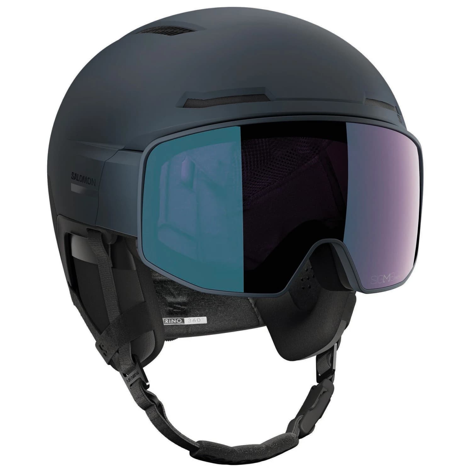 Ски каска Salomon Driver Prime Sigma Photo Mips Cat. 1-3 VLT 18-51% Ski helmet - Dress Blue / Sky Blue