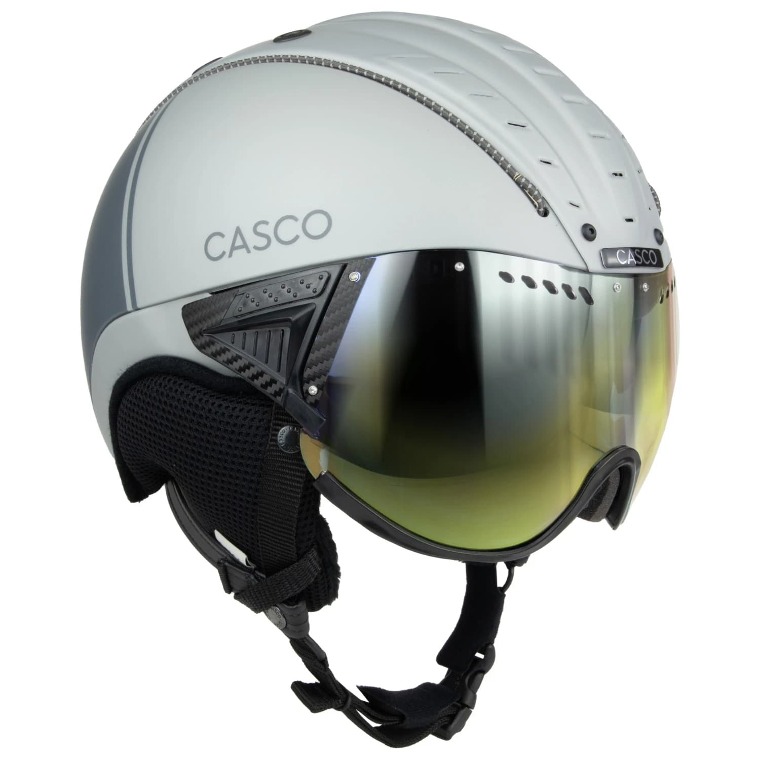 Ски каска Casco SP-2 Carbonic Fragment S3 Ski helmet - Warm Grey
