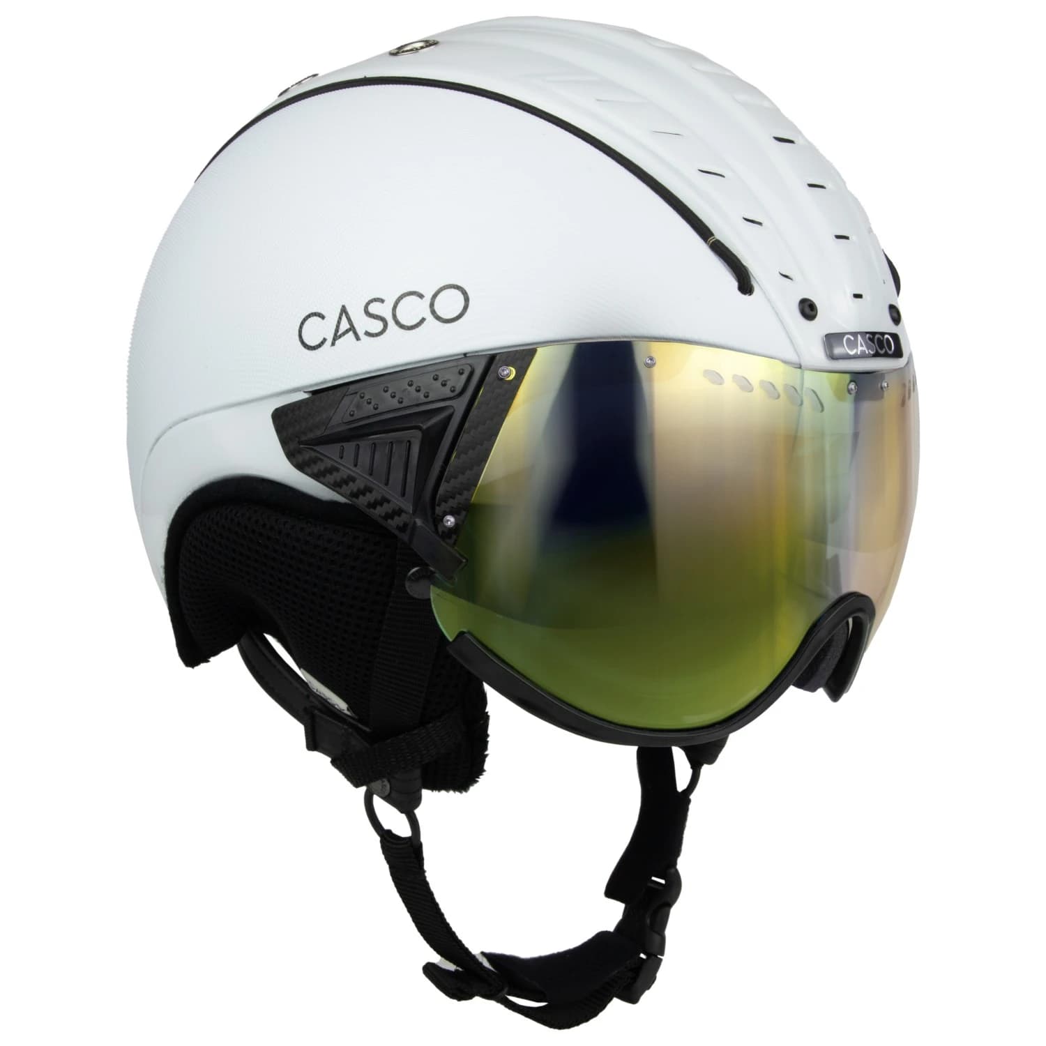 Ски каска Casco SP-2 Carbonic Prime Structure S3 Ski helmet - White