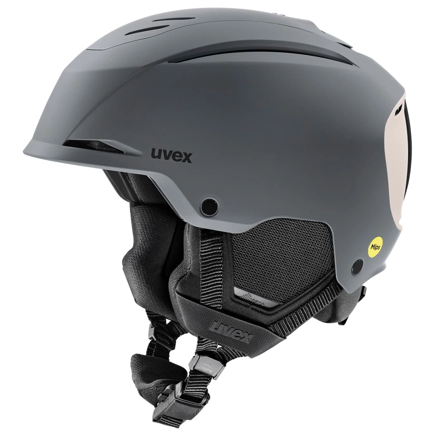 Ски каска Uvex Resolution Mips Ski helmet - Rhino / Warm Grey Matt