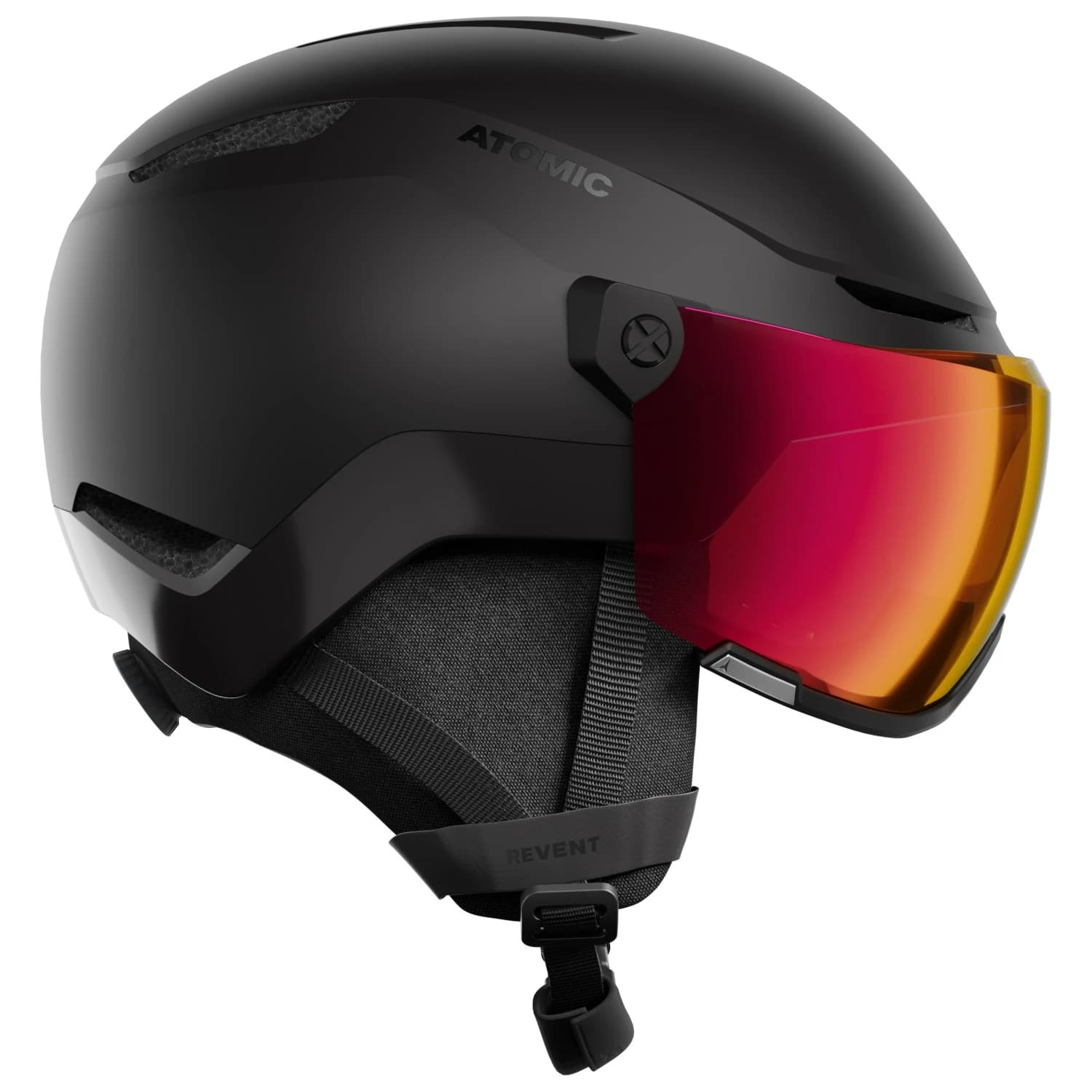 Ски каска Atomic Revent Visor Photochromic S1-3 Ski helmet - Black / Red Photo