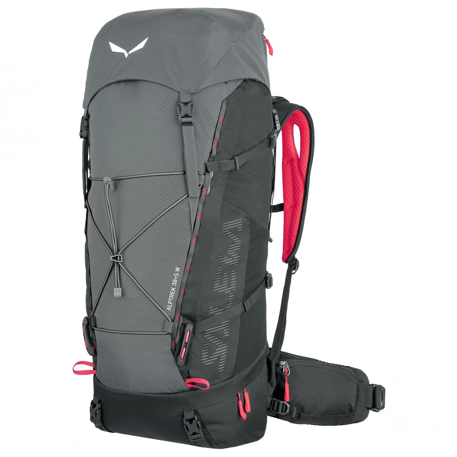 Дамска туристическа раница Salewa Women's Alptrek 38 Walking backpack - Quiet Shade / Fluo Coral