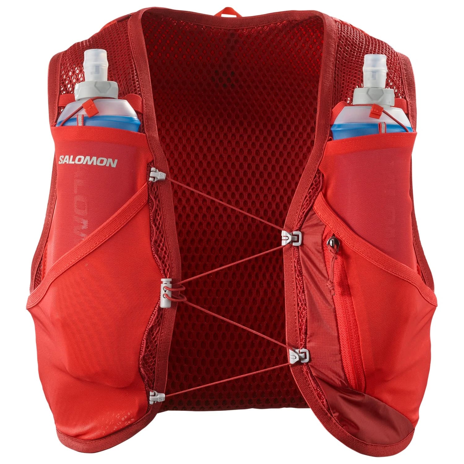 Раница за трейл бягане Salomon Active Skin 8 Set Running vest - Red Dahlia / High Risk Red