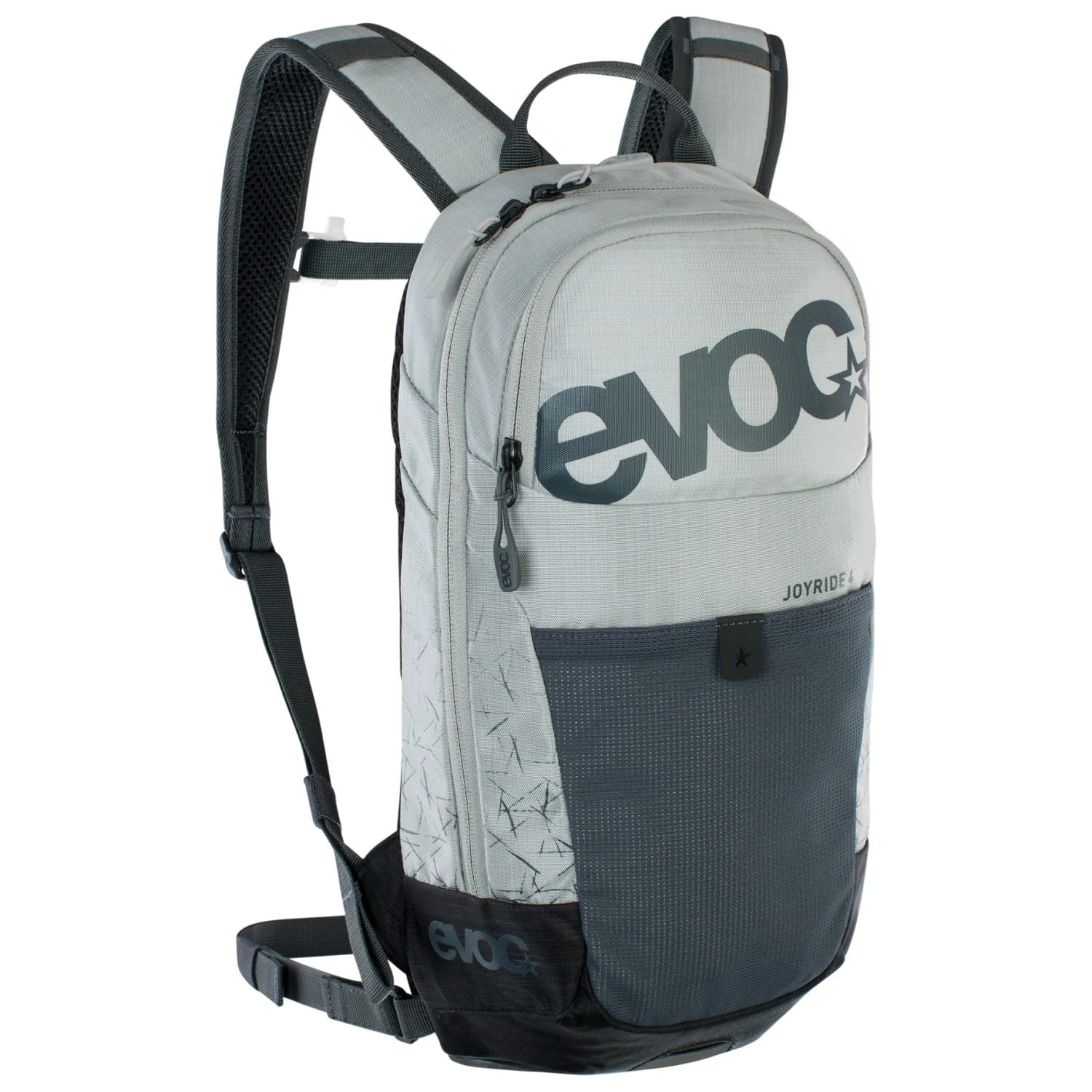 Детска раница за колоездене Evoc Kid's Joyride 4 Cycling backpack - Silver / Carbon Grey