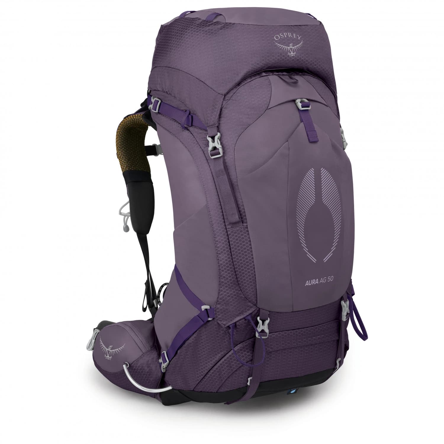 Дамска трекинг раница Osprey Women's Aura AG 50 Walking backpack - Enchantment Purple