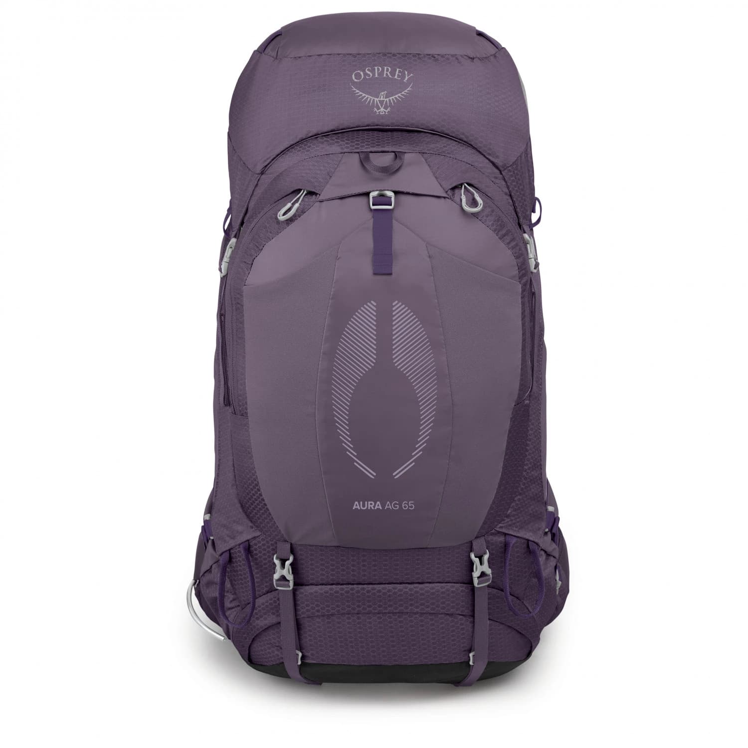 Дамска трекинг раница Osprey Women's Aura AG 65 Walking backpack - Enchantment Purple