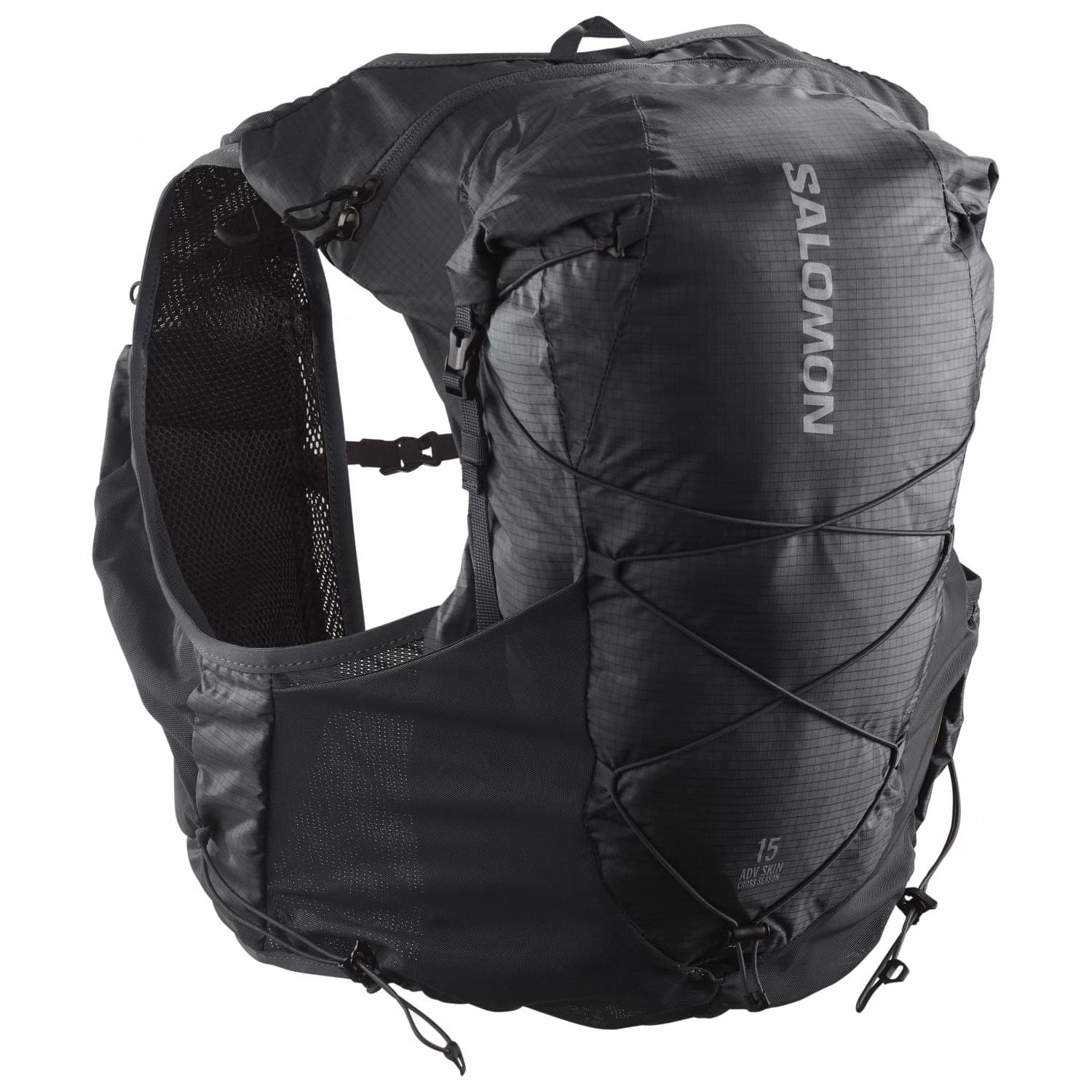 Раница за трейл бягане Salomon Adv Skin Cross Season 15 Trail running backpack - Ebony / Alloy