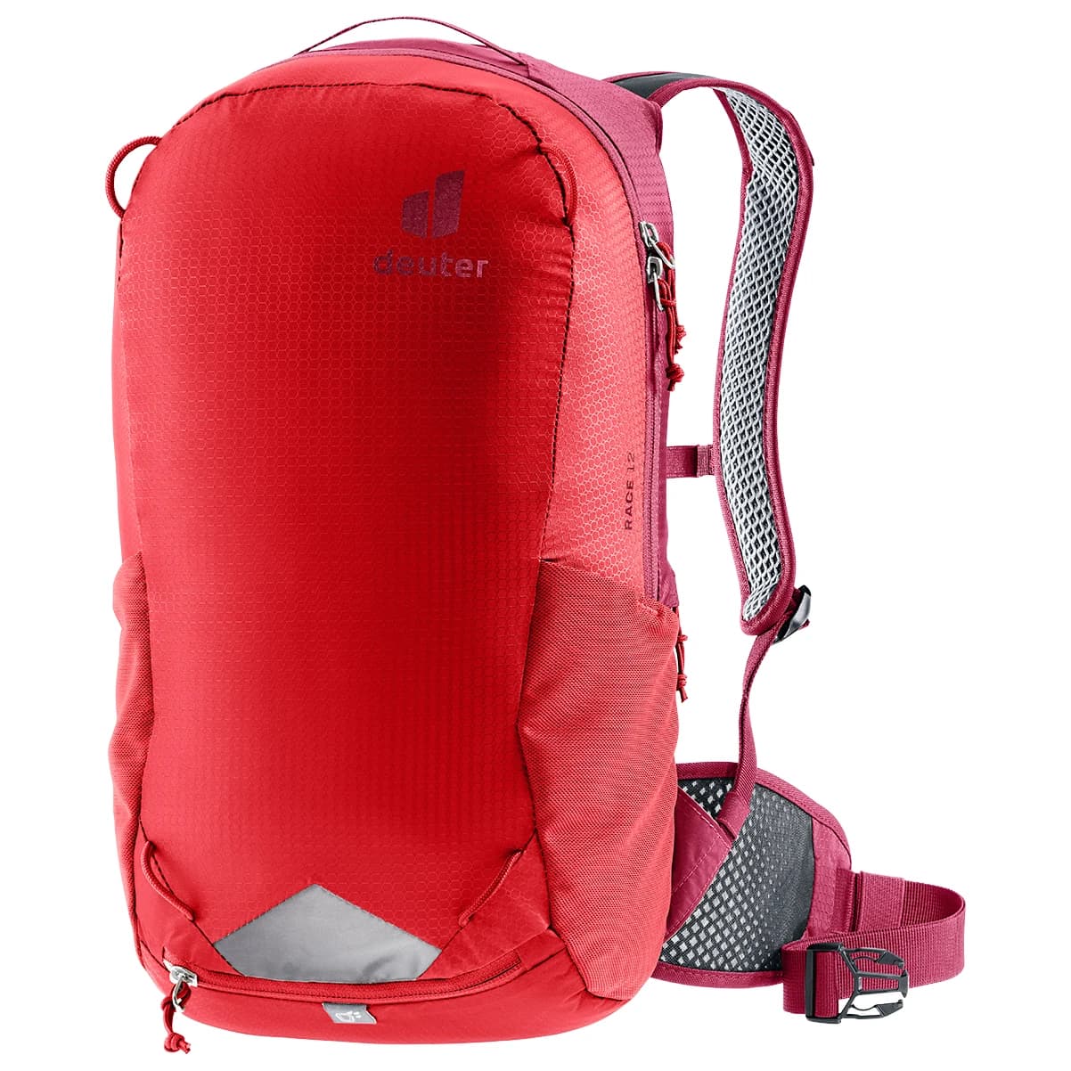 Раница за колоездене Deuter Race 12 Cycling backpack - Cherry / Masala
