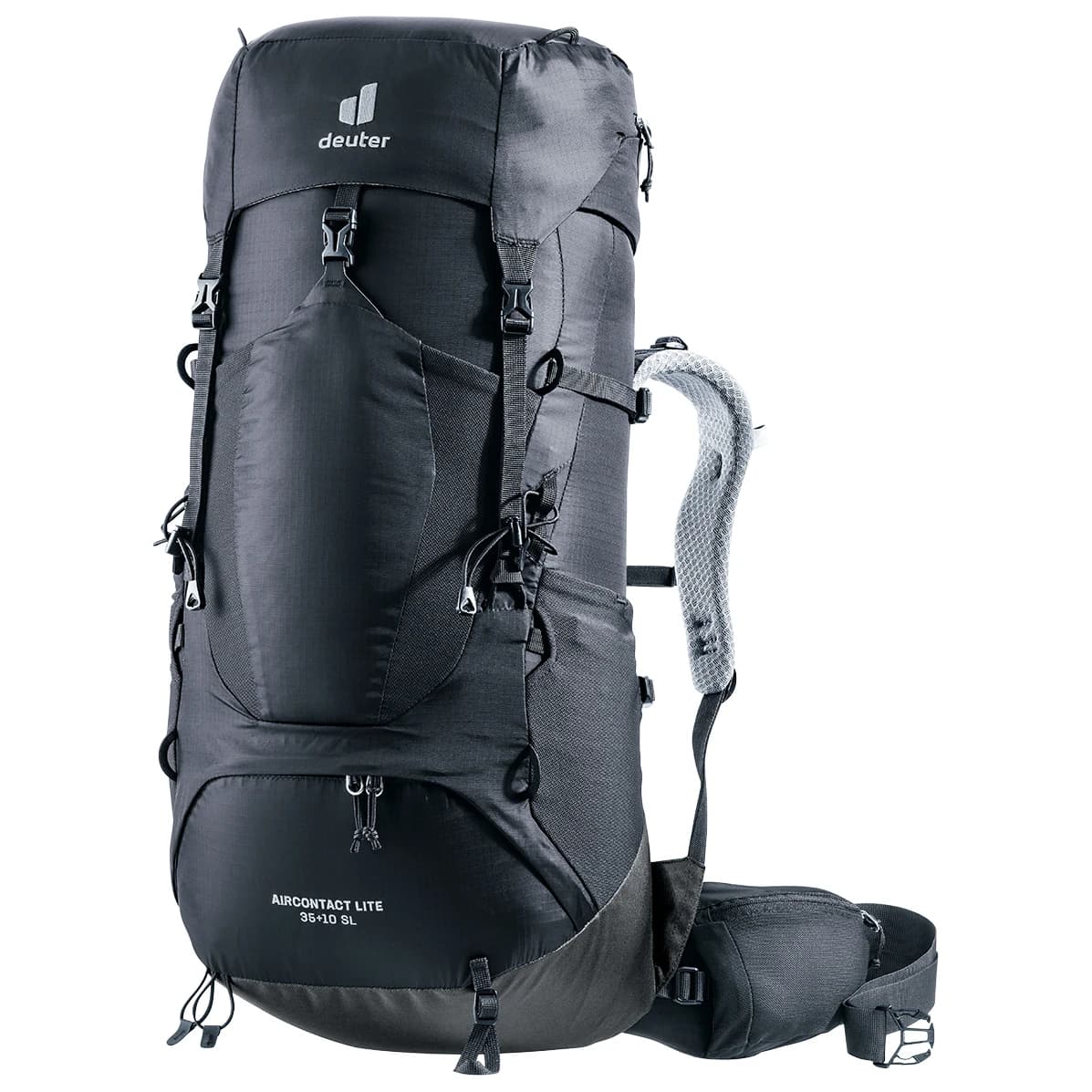 Дамска трекинг раница Deuter Women's Aircontact Lite 35 + 10 SL Walking backpack - Black / Graphite