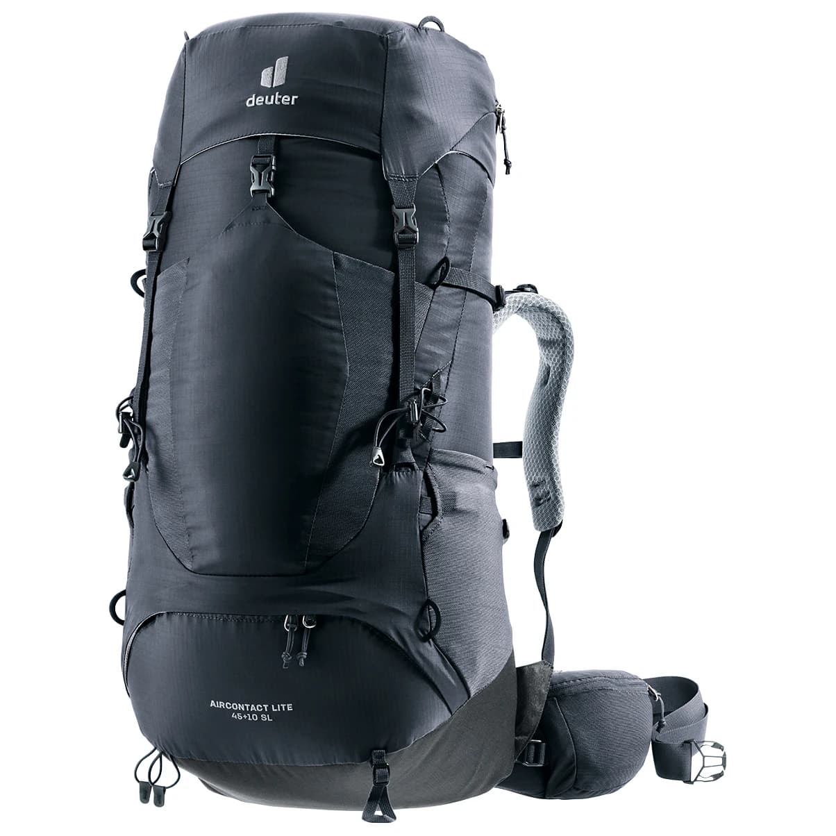 Дамска трекинг раница Deuter Women's Aircontact Lite 45 + 10 SL Walking backpack - Black / Graphite