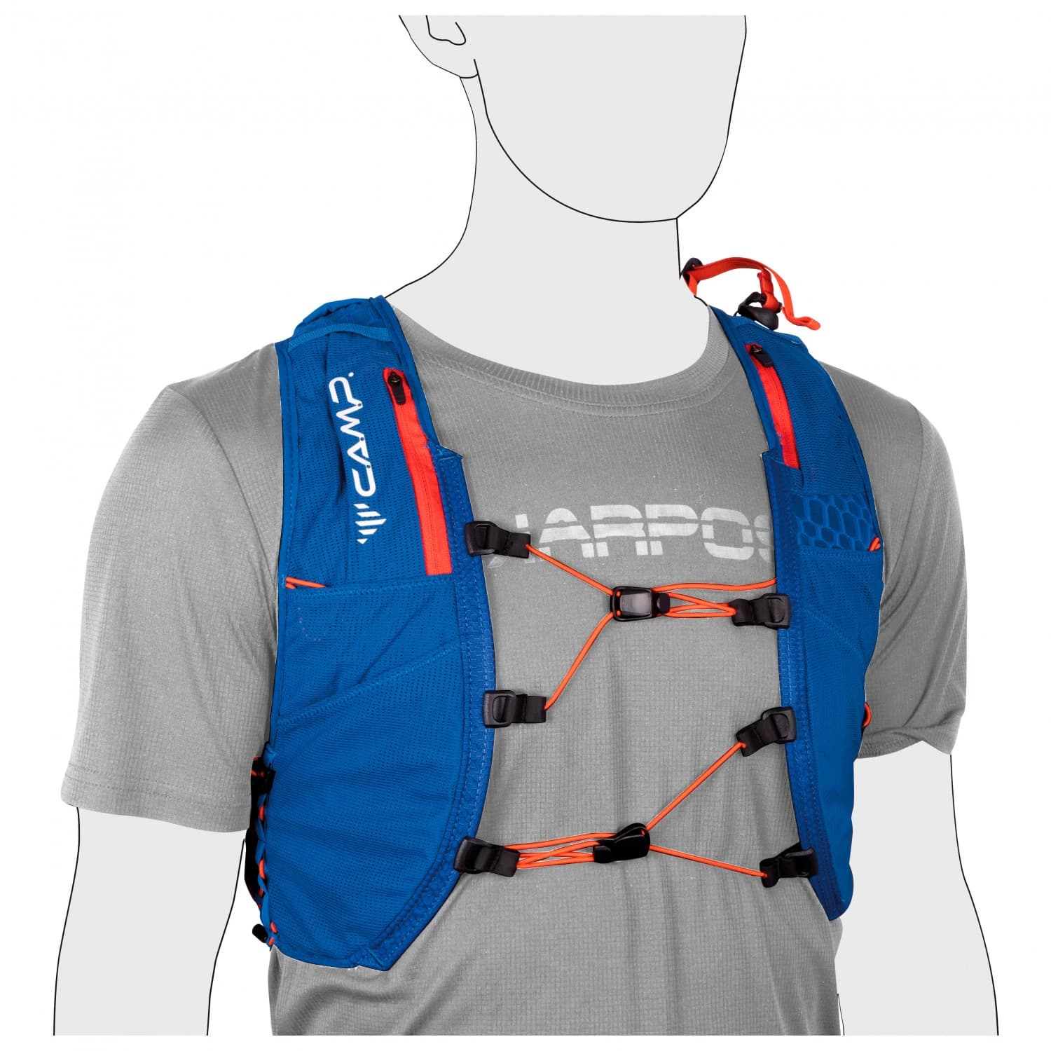 Раница за трейл бягане C.A.M.P. Trail Force 10 Trail running backpack - Blue