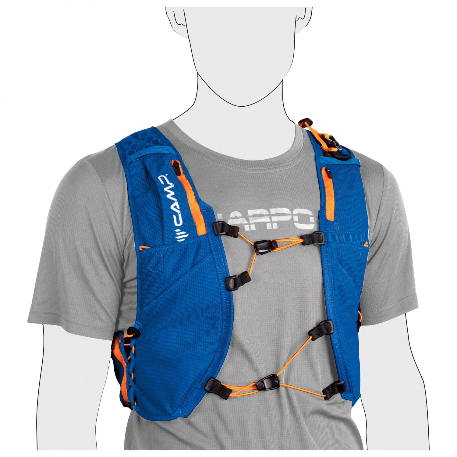 Раница за трейл бягане C.A.M.P. Trail Force 2 Trail running backpack - Blue
