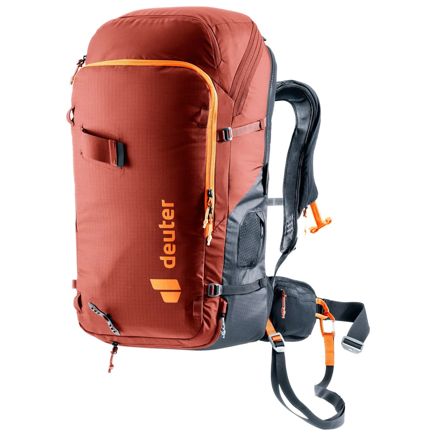 Дамска лавинна раница с въздушна възглавница Deuter Women's Alproof Tour 36+5 SL Avalanche airbag - Redwood / Black