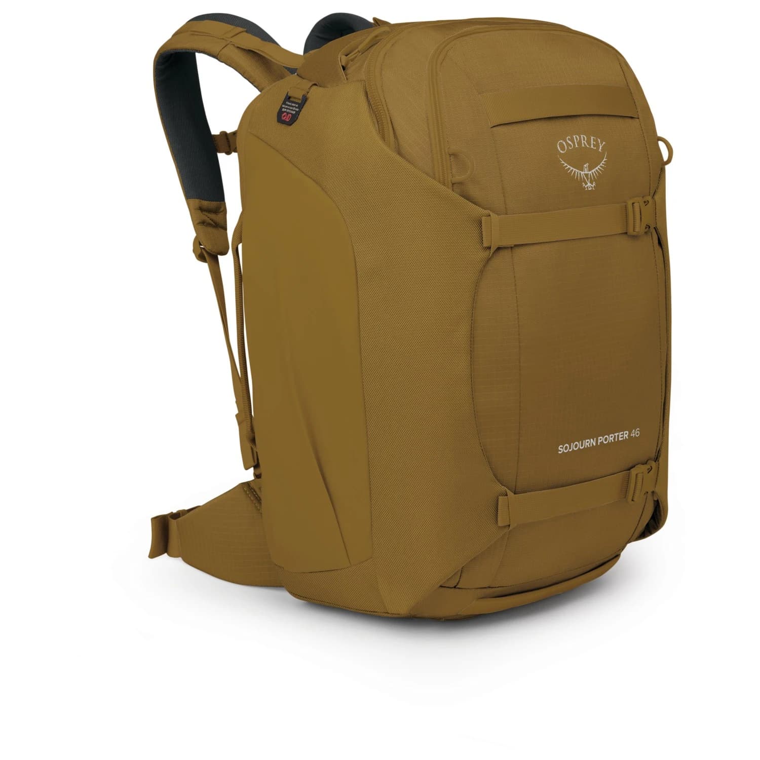 Пътна раница Osprey Porter 46 Travel backpack - Brindle Brown
