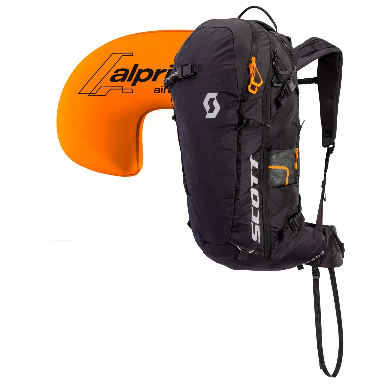 Лавинна раница с въздушна възглавница Scott Patrol E2 38 Kit Avalanche airbag - Black