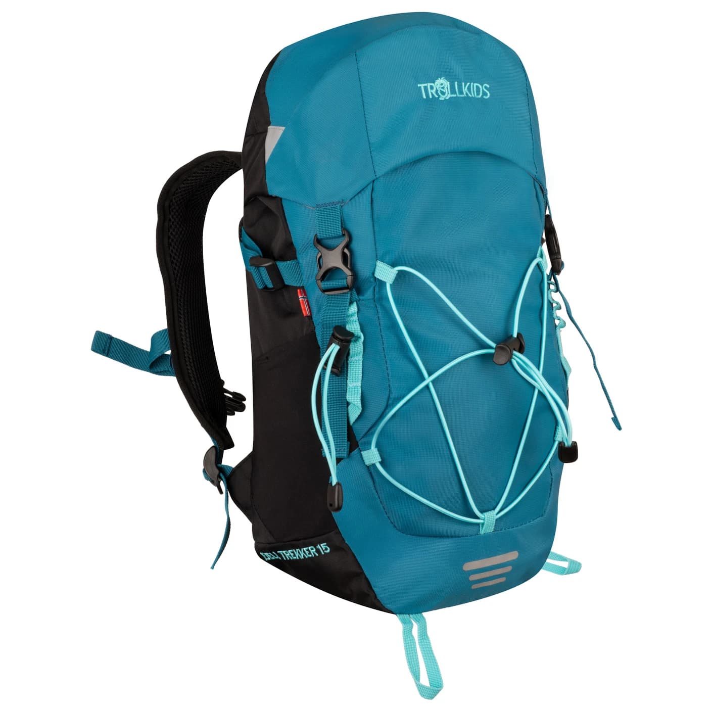 Детска туристическа раница Trollkids Kid's Fjell Trekker 15 Walking backpack - Dark Marine / Black / Arctic Blue
