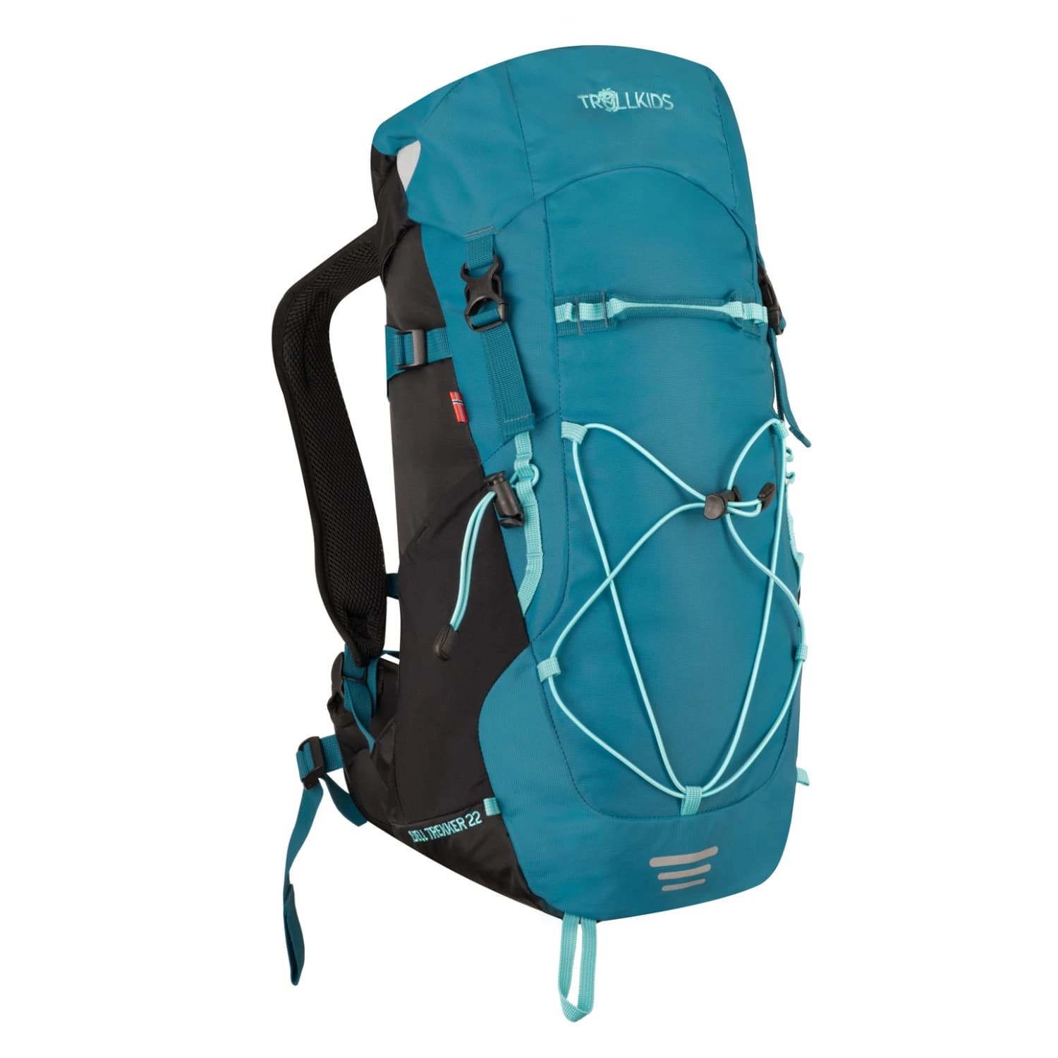 Детска туристическа раница Trollkids Kid's Fjell Trekker 22 Walking backpack - Dark Marine / Black / Arctic Blue