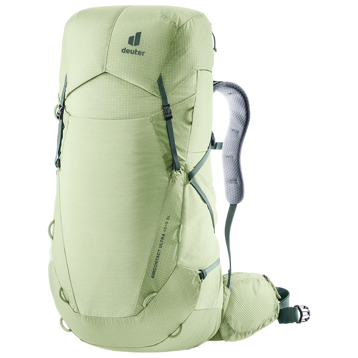 Дамска трекинг раница Deuter Women's Aircontact Ultra 45+5 SL Walking backpack - Mineral / Ivy