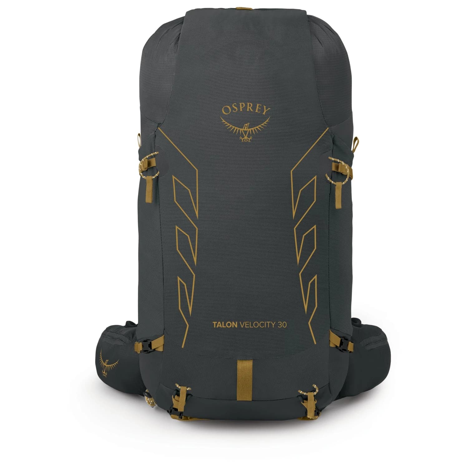 Туристическа раница Osprey Talon Velocity 30 Walking backpack - Dark Charcoal / Tumbleweed Yellow