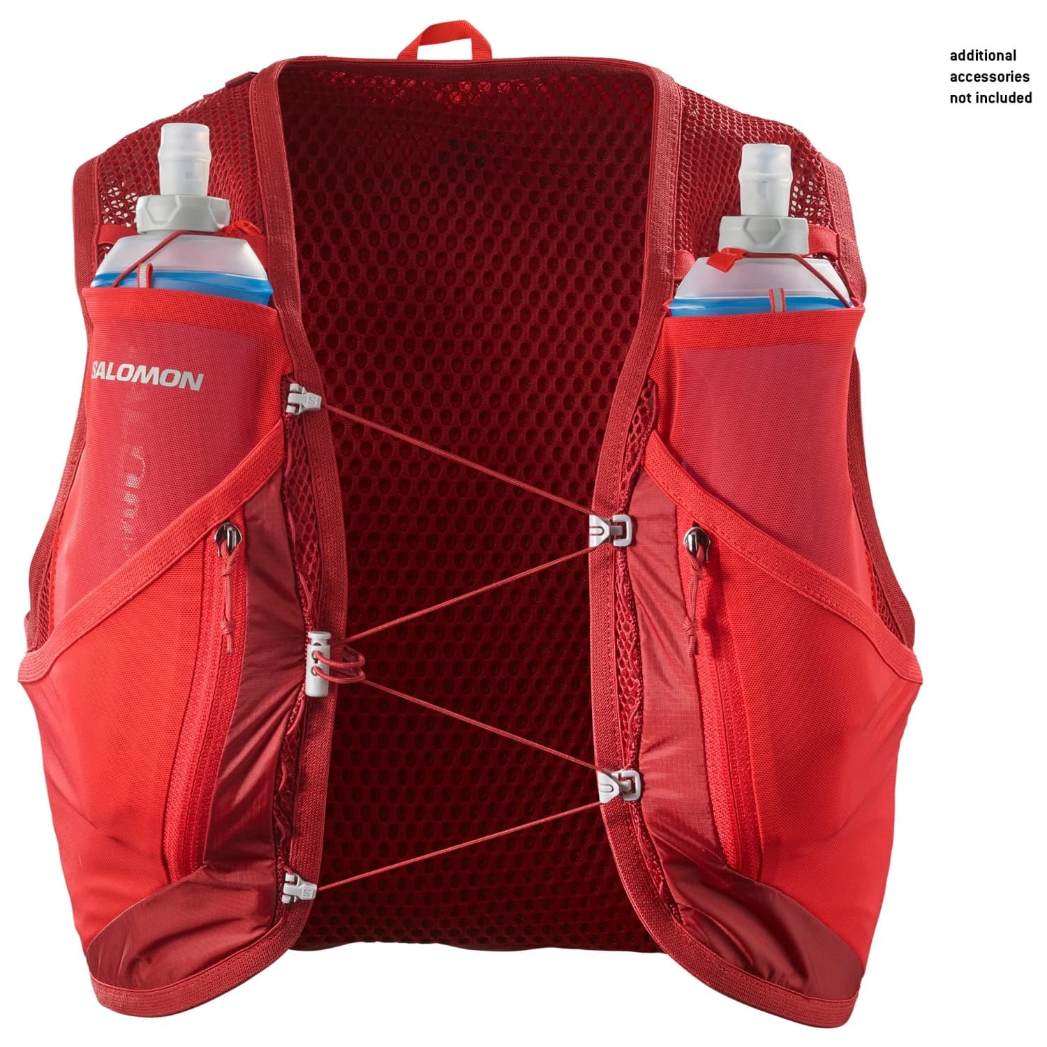 Раница за трейл бягане Salomon Active Skin 12 Set Trail running backpack - Red Dahlia / High Risk Red